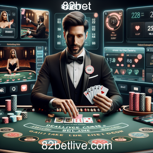 Experiência Imersiva com Jogos Ao Vivo no 82bet